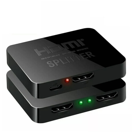 Splitter HDMI 4k con 2 Puertos Splitter HDMI 4k con 2 Puertos