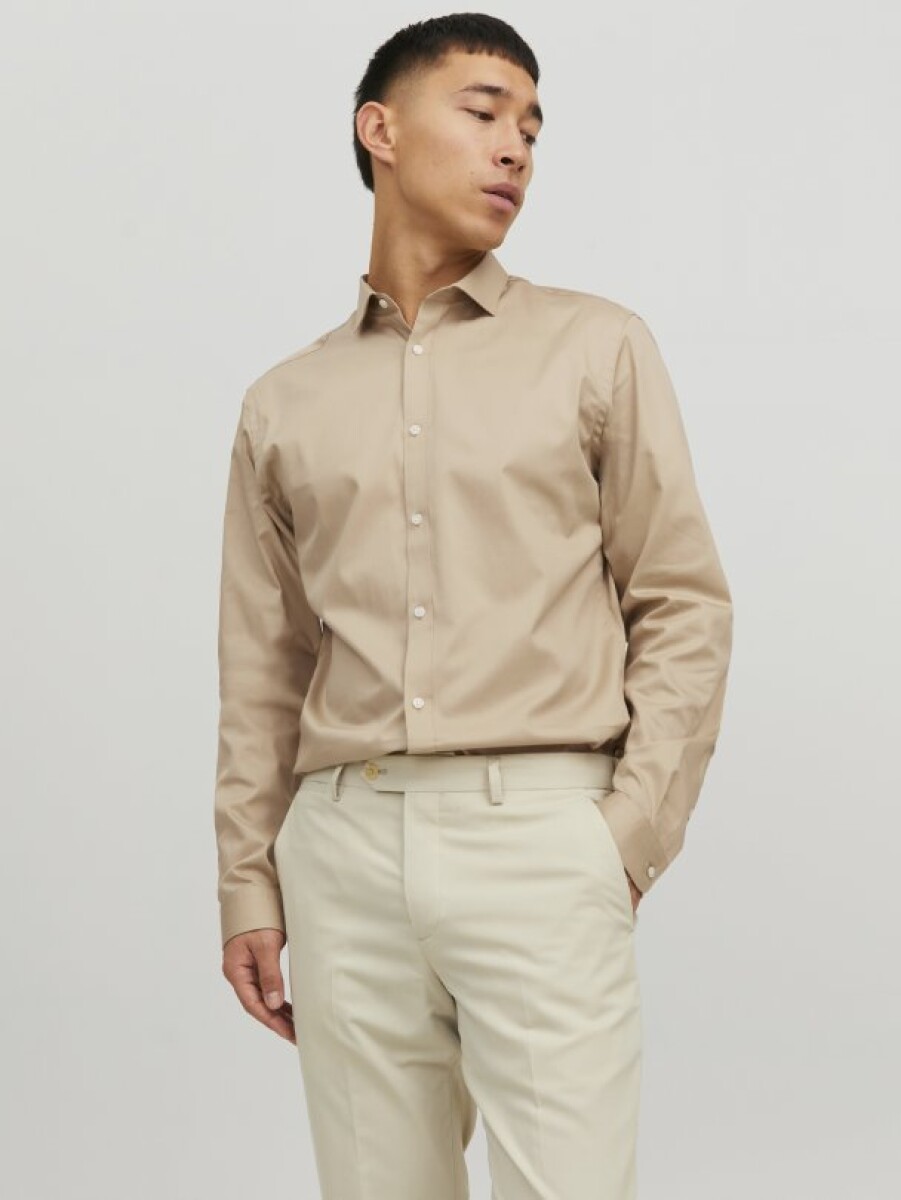 CAMISA CARDIFF LIGERA - White Pepper 