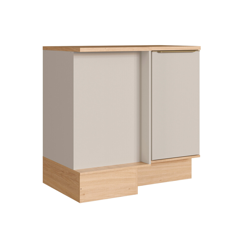 Bajo mesada esquina recta Everest Color: Carvalho/Panna Bajo Mesada Esquina Recta Everest Color: Carvalho/panna