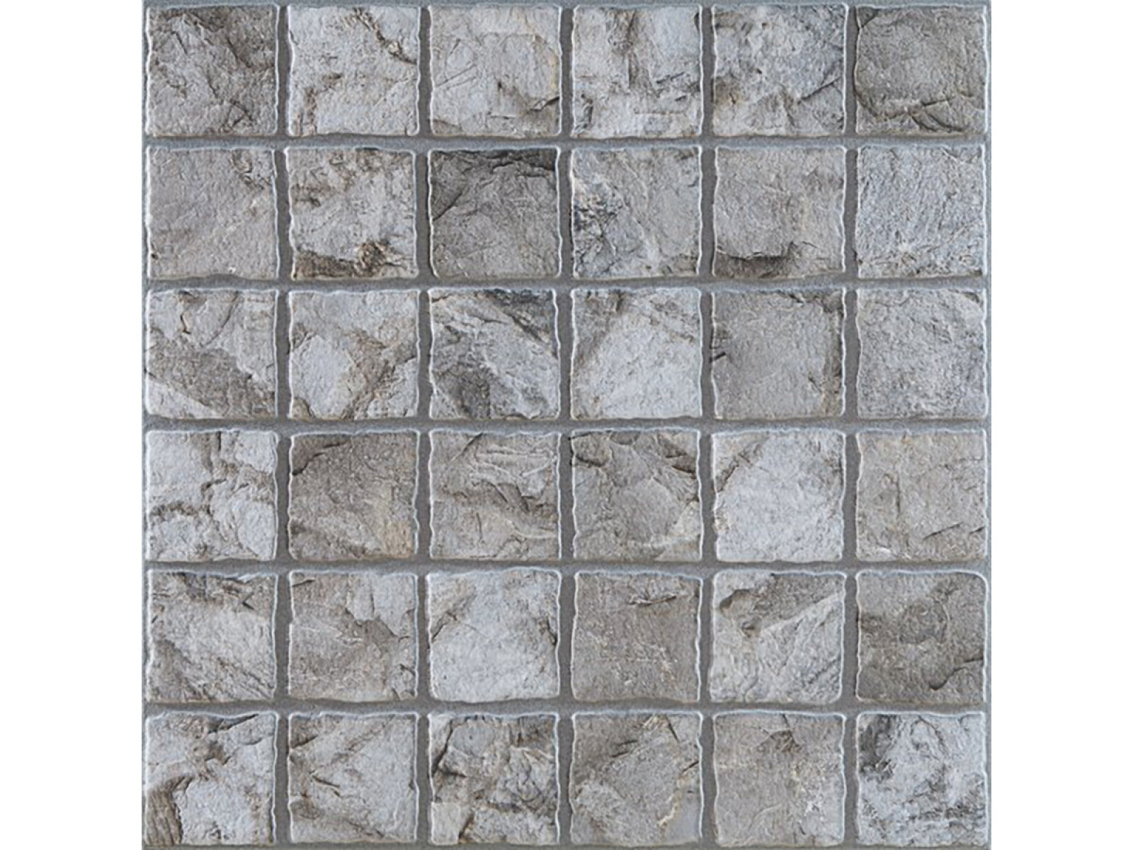 PORCELANATO ESPESORADO (2cms) GRIS RECTO SIMIL DISEÑO ADOQUIN 61X61 - GAMAS DE GRIS 