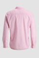 Camisa Fresca De Algodón Con Lino Prism Pink