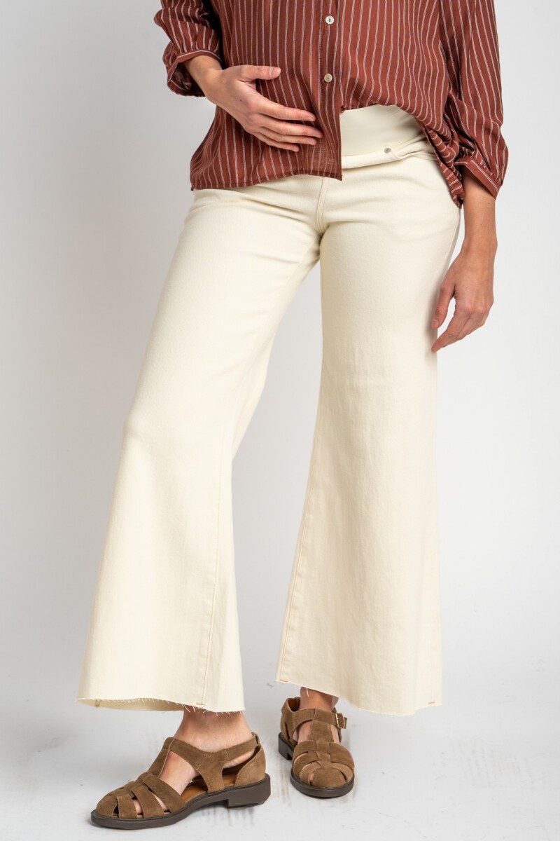 Jean Lemon Mama Flare Wide Leg Nacar