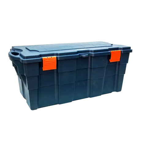 Baúl con Tapa Bisagra Wenco 100 Litros Azul Denim