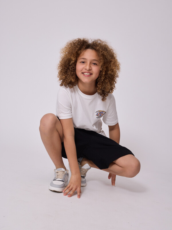 T-SHIRT MUNKE TEEN RUSTY Blanco
