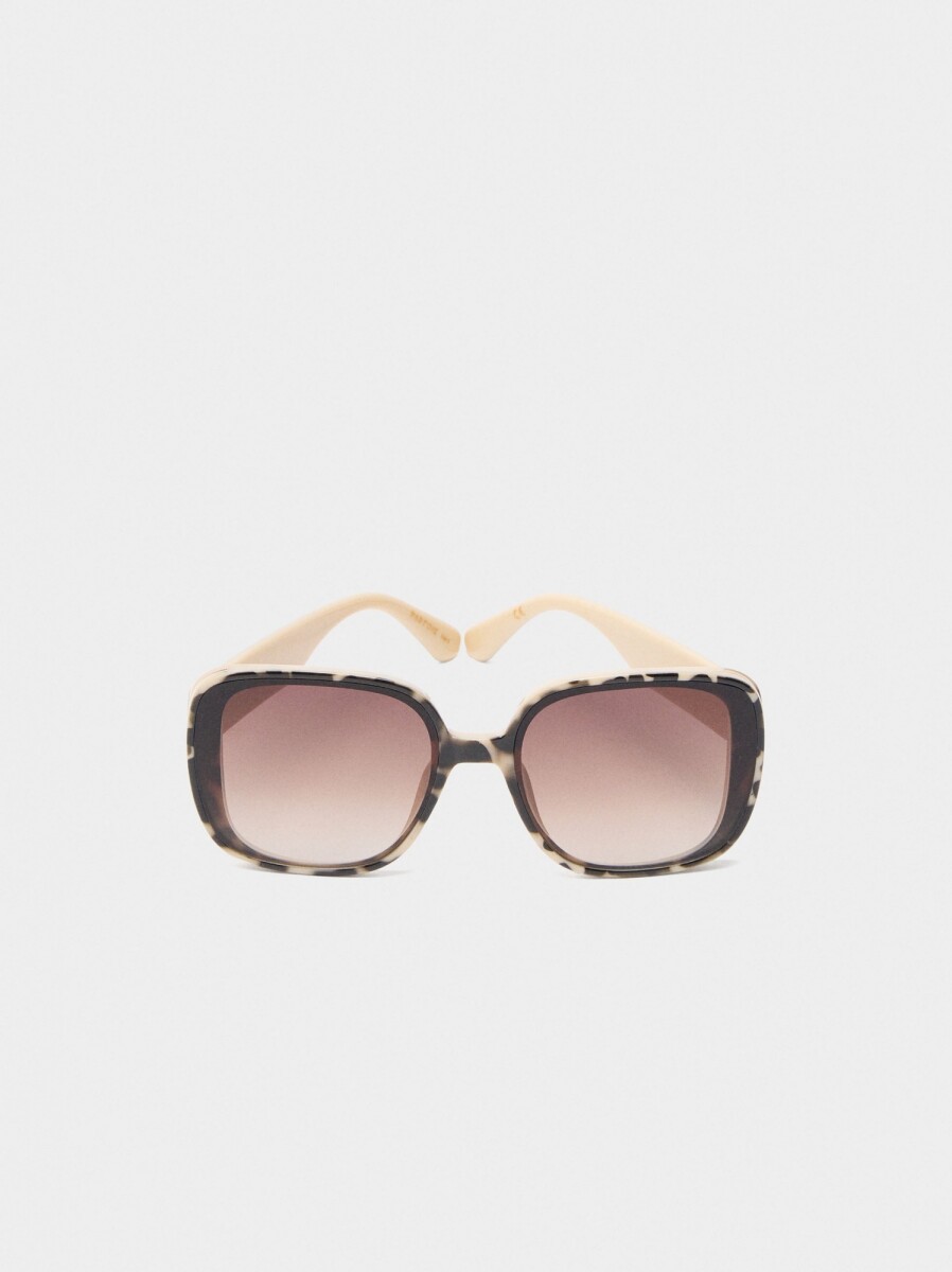 Gafas De Sol Cuadradas - negro 