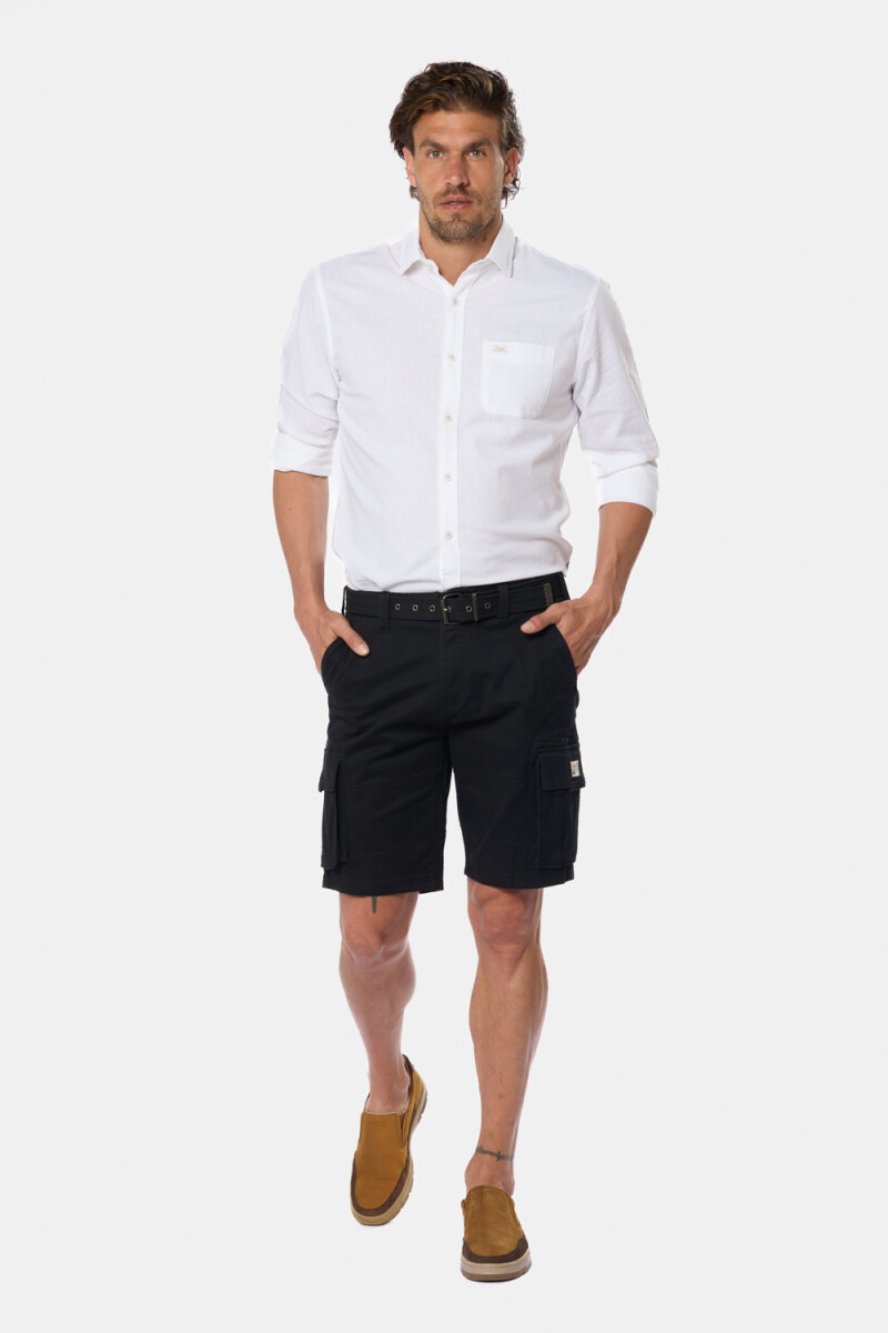 BERMUDA CARGO - Negro 