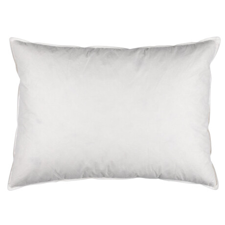 Almohada de plumas de pato 50x70 ALTA Blanco