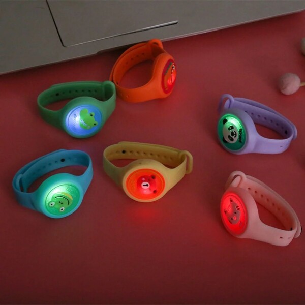 Pulsera Niños Anti Mosquitos Repelente Citronela Infantil Variante Color Azul