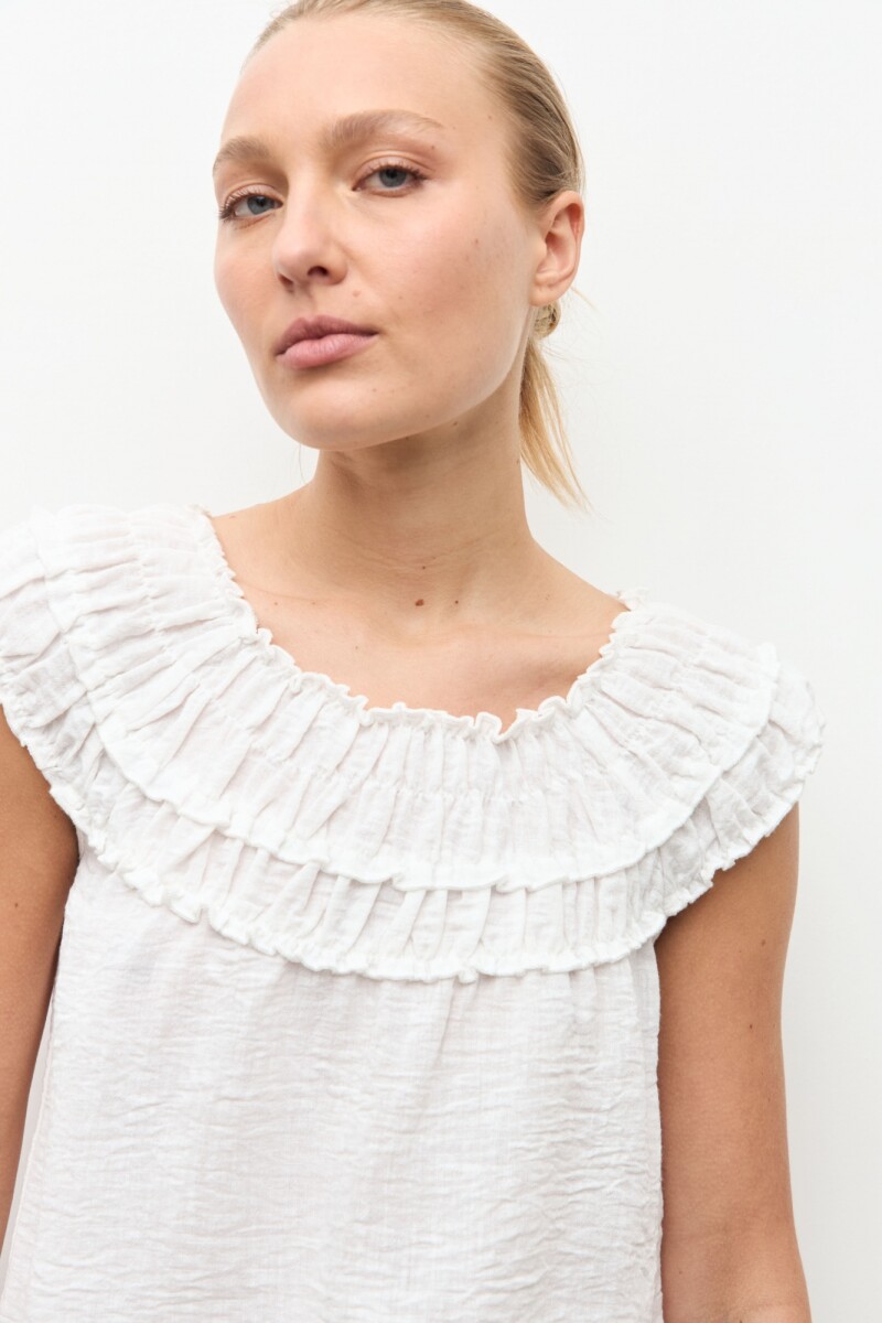 Blusa bardot crudo