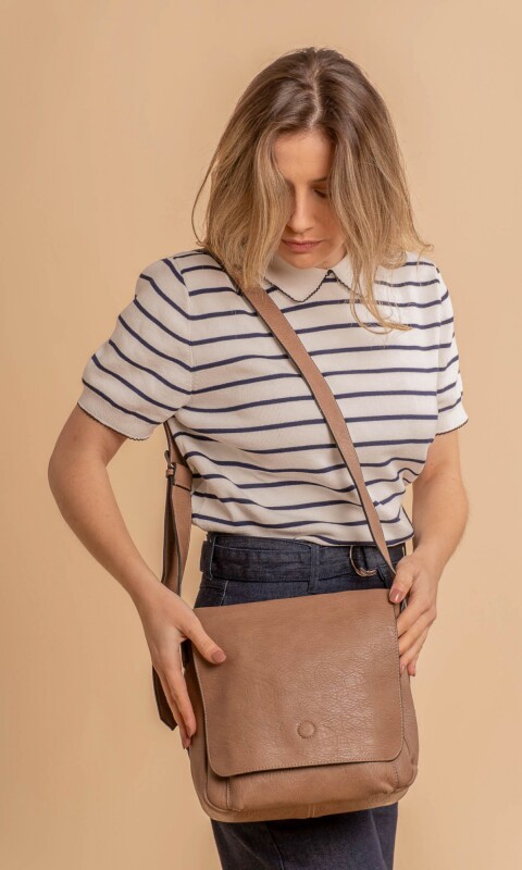 BANDOLERA MORRAL MARGARITA TOPO