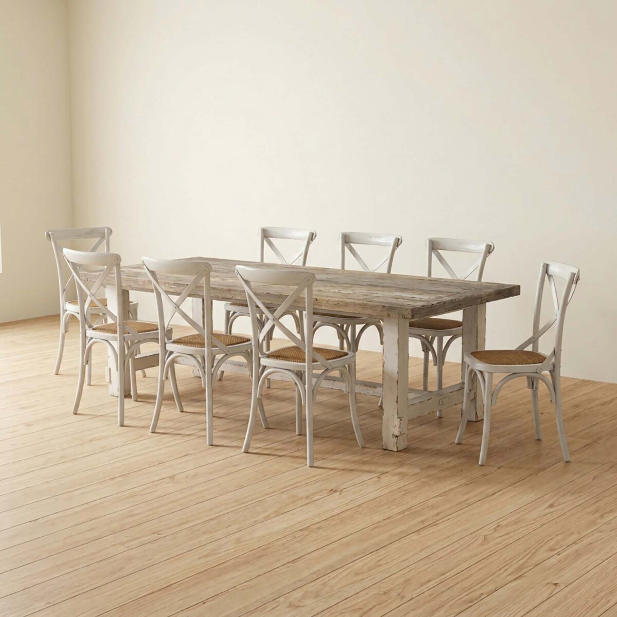 JUEGO - DE COMERDOR MADERA BLANCO AM -01 8 