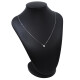 Dije en oro 18k blanco y brillante Dije en oro 18k blanco y brillante