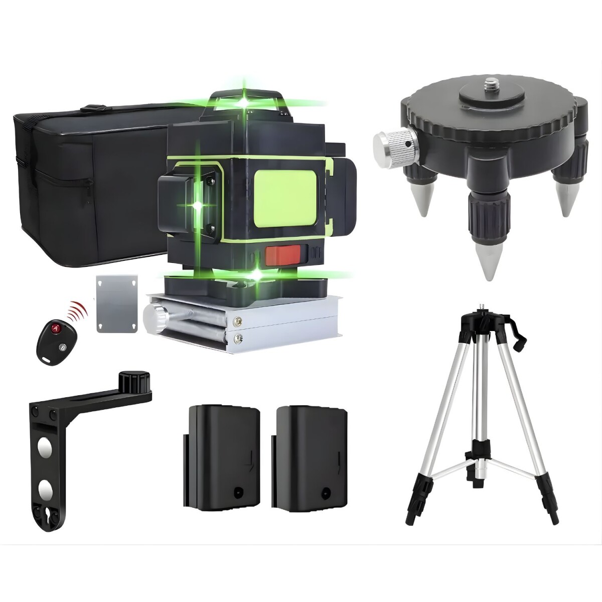 Nivel Láser de Nivelación Rotativa 360 Grados con Trípode 