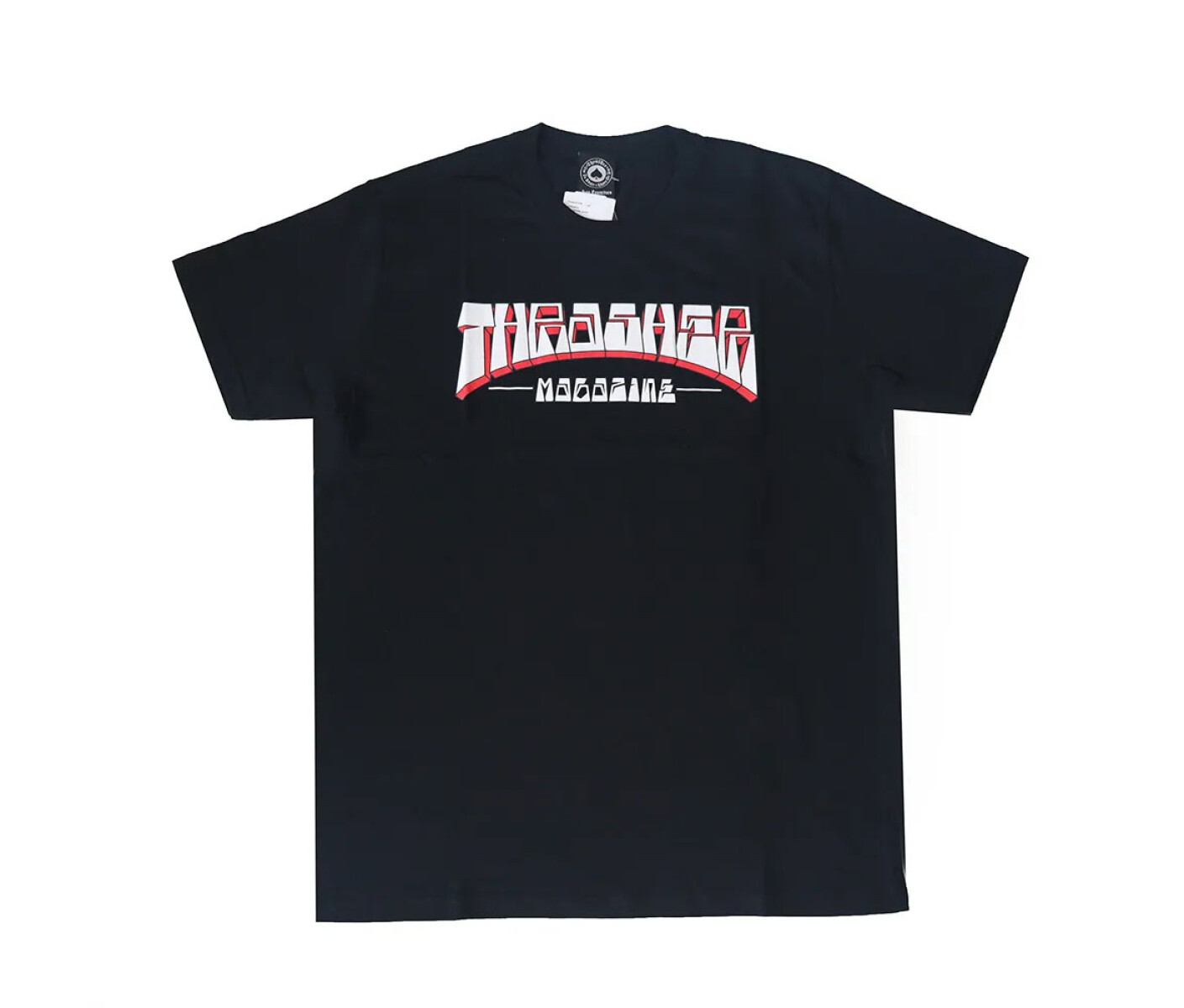 Remera Firme Logo Thrasher - Negro 