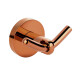 Percha Metalica De Baño Tipo Percha Linea Modena Rose Golden