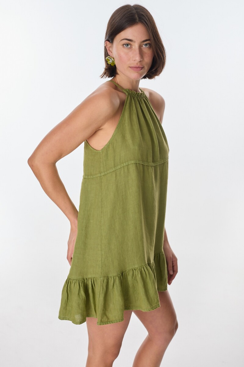 Vestido Lola Verde Militar