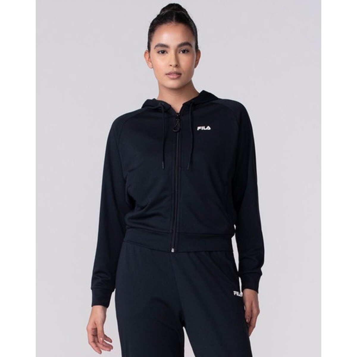 Campera Deportiva para Dama Fila Flow Essential Negra - Negro 