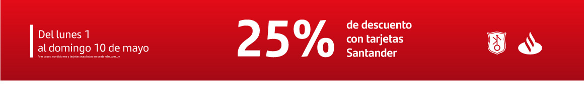SANTANDER 25%