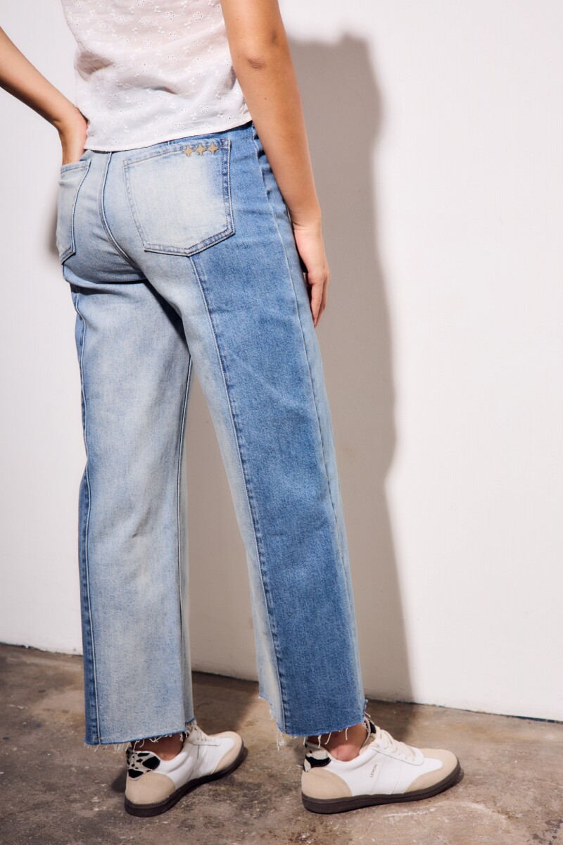 Jean Combinado Denim