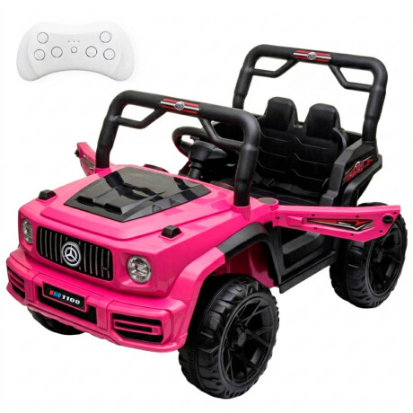 Auto A Bateria Cuatriciclo Wagon 4x4 C/control Remoto Rosa