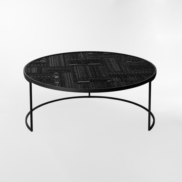 MESA DE CENTRO VOLTA NEGRO - SET x 2