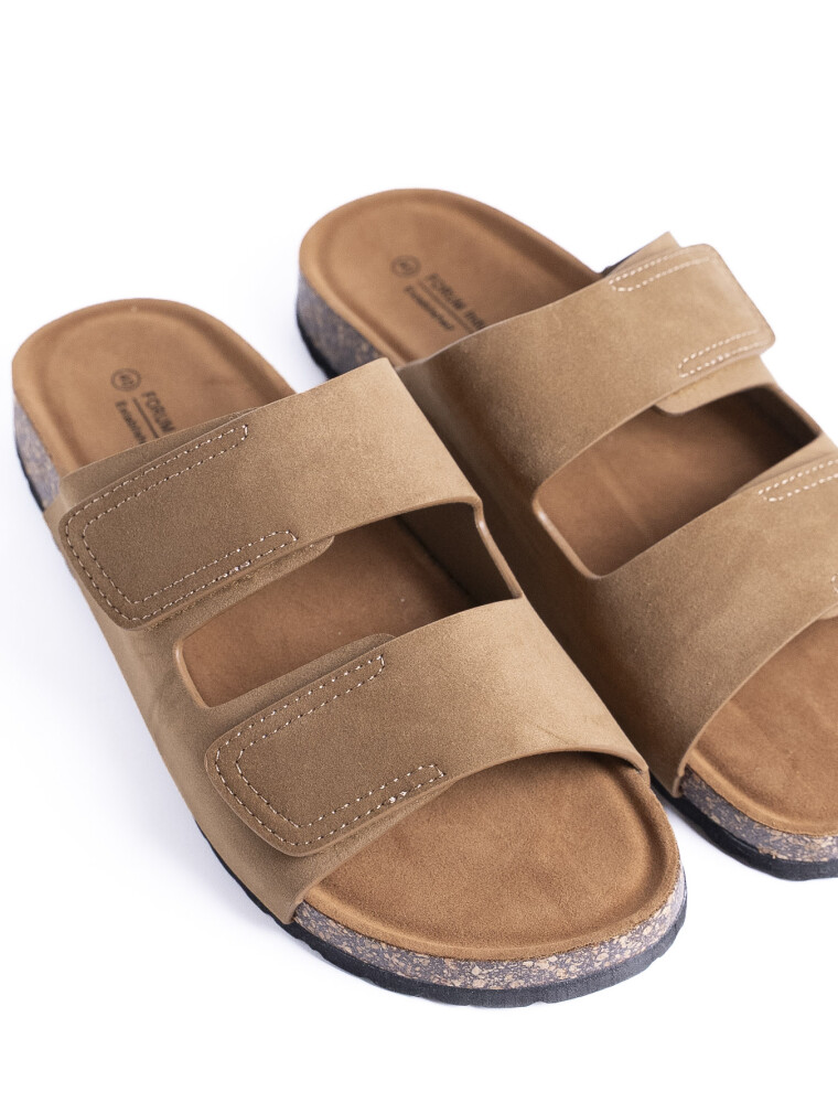 Sandalia Cuero Marruecos Taupe
