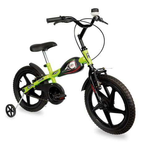 Bicicleta Infantil Verden Choppera Rod 16 C/ Rueditas Verde