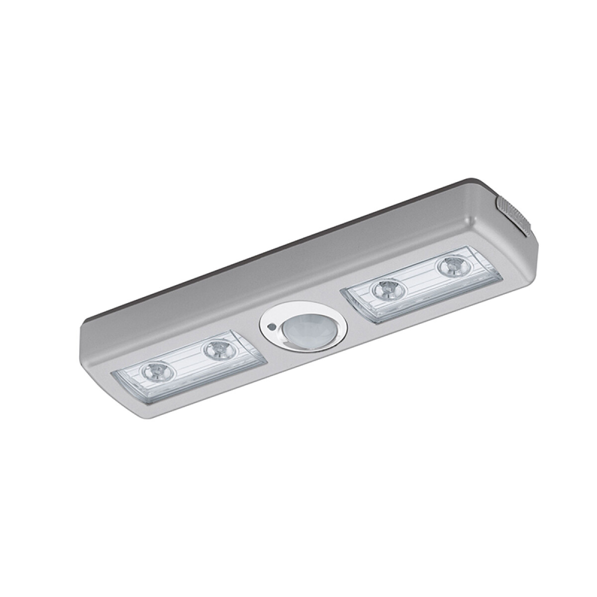 Aplique techo rect. LED plateado 1,5V 3000K sensor - EG3434 