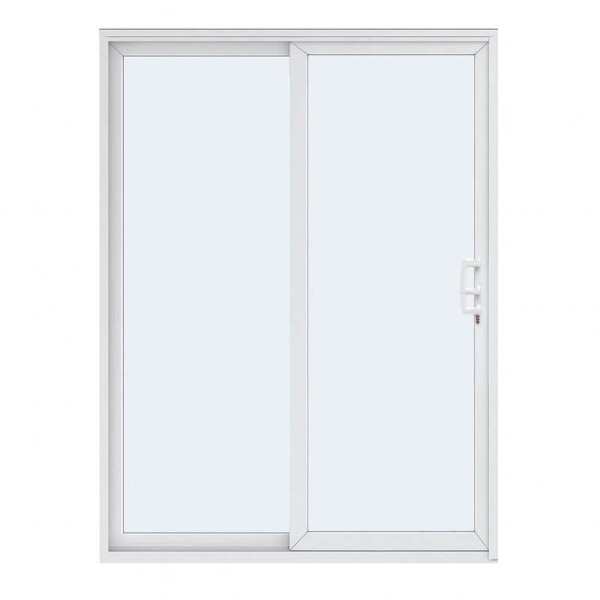Ventana de PVC Blanco 200 X 200 Puerta Corrediza Cerradura Ventana de PVC Blanco 200 X 200 Puerta Corrediza Cerradura
