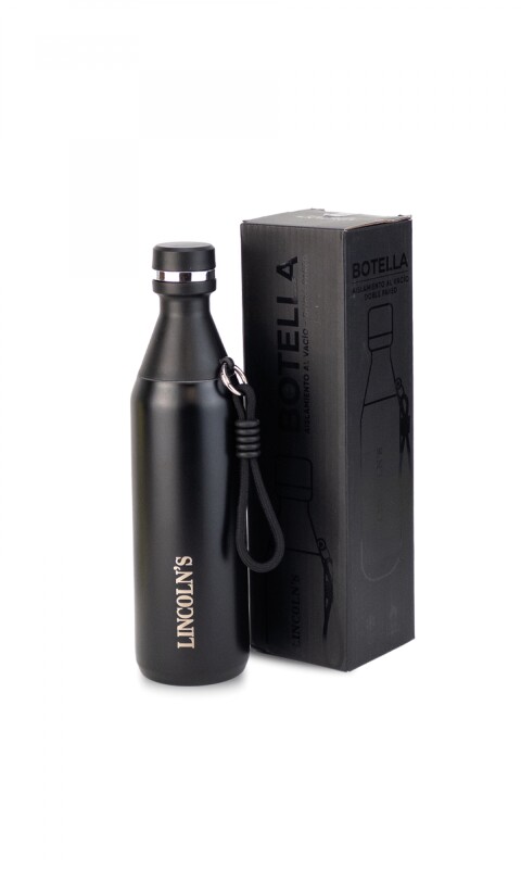BOTELLA AQUAVIDA NEGRO