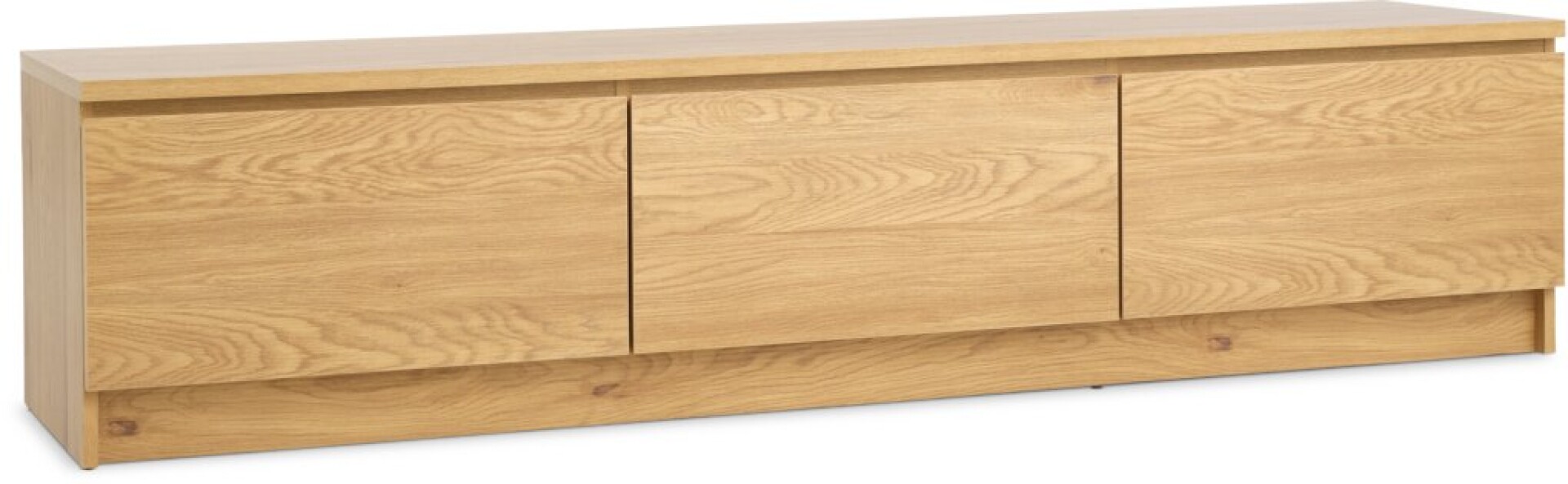 Mueble TV LIMFJORDEN 2 cajones 1 puerta roble 