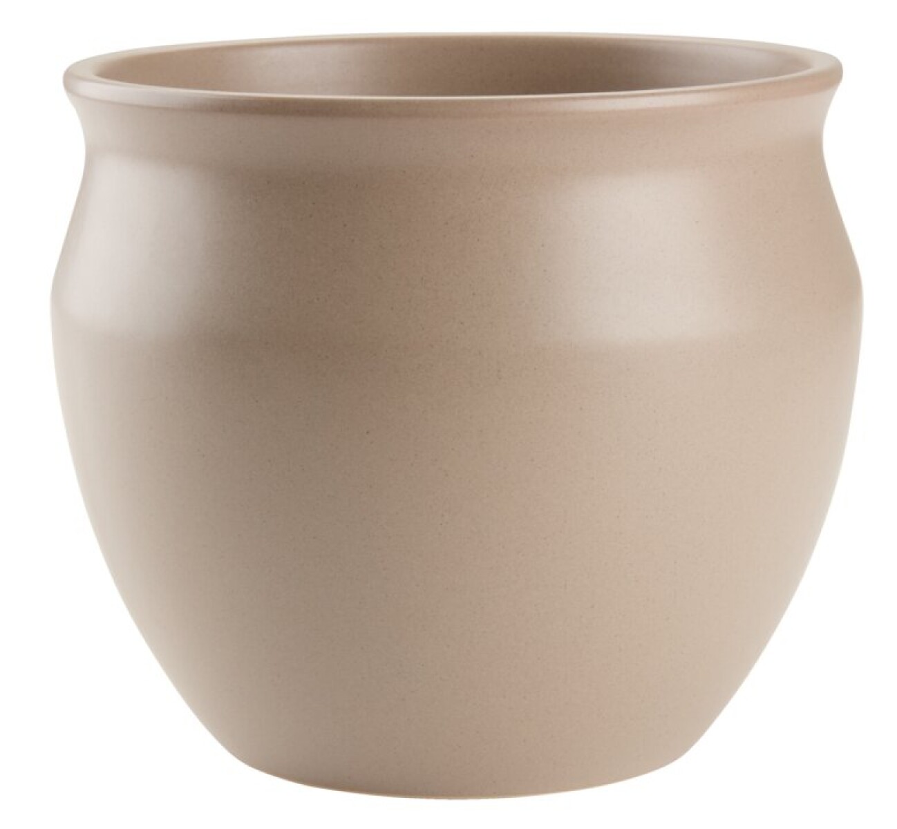 Maceta HARALDUR Ø20xH17 cm gris cálido 