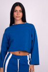 Buzo oversize corto Azul