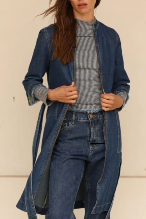 Trench Jean Vintage Trench Jean Vintage