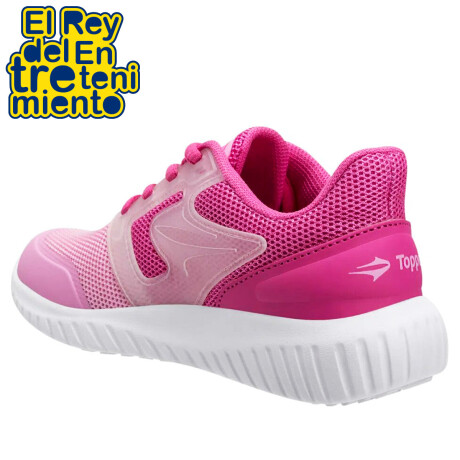 Calzado Topper Deportivo P/niños Championes Running Rosa-Fucsia