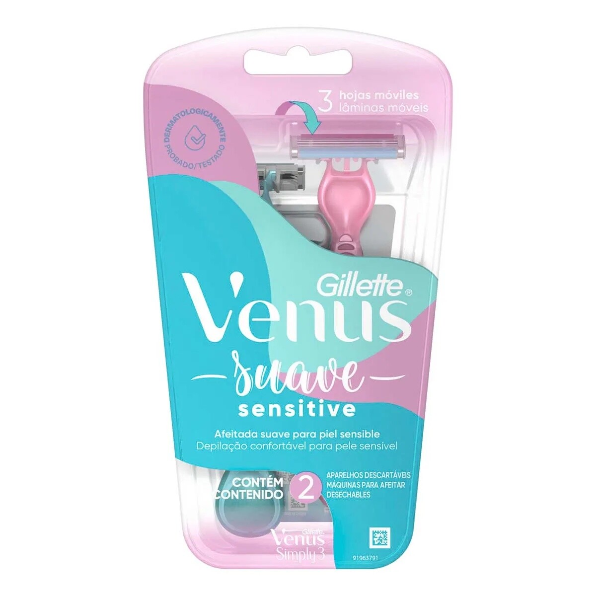 Venus Simply Mujer X 2 Sensitive 
