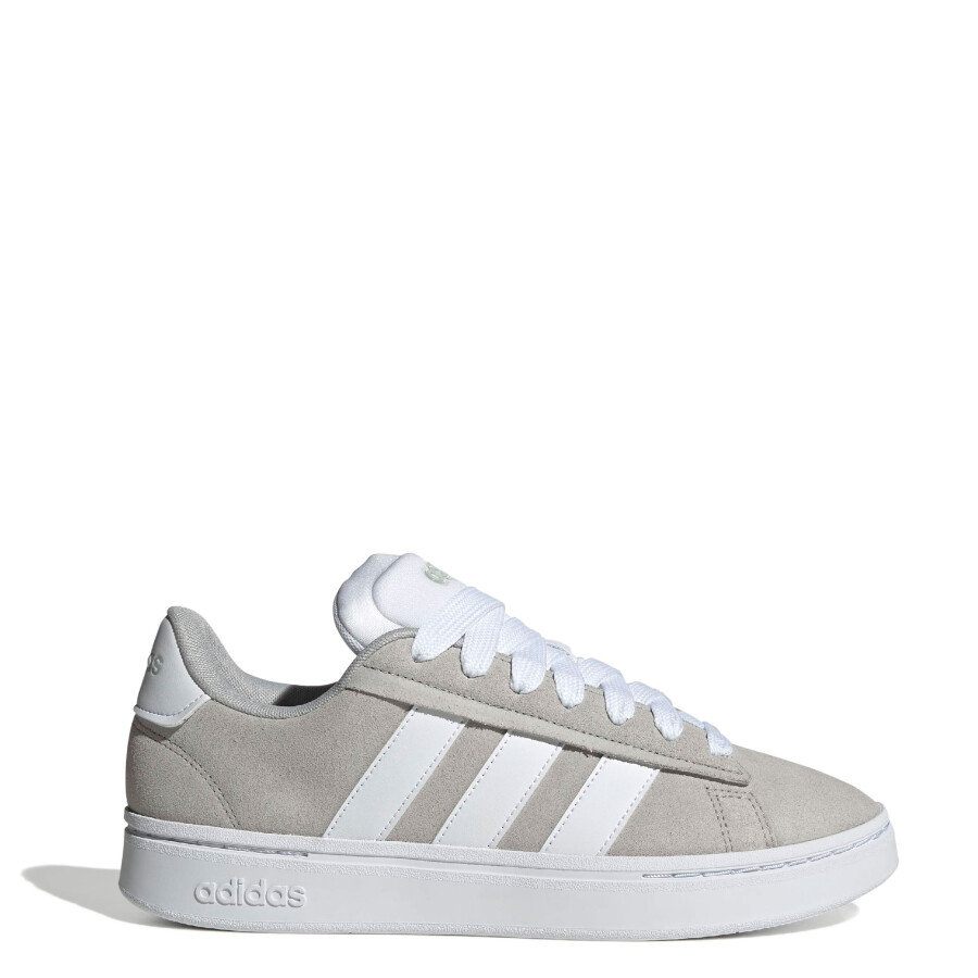 Championes de Hombre Adidas Grand Court Alpha Gris-Blanco