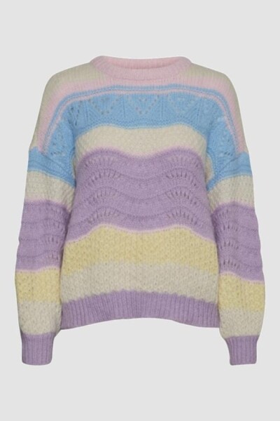 Sweater Boheme tejido Lavendula