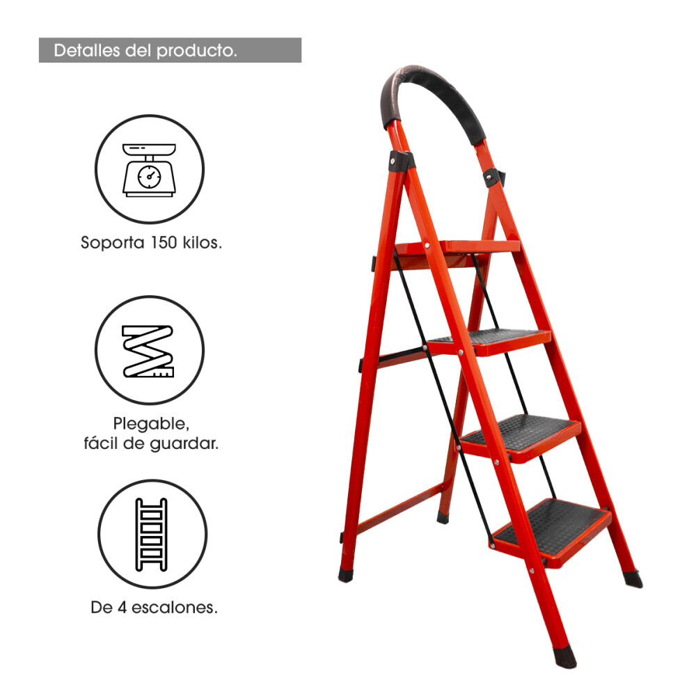 Escalera De Aluminio Tijera Domestica 4 Escalones 1,3 Mts Escalera De Aluminio Tijera Domestica 4 Escalones 1,3 Mts