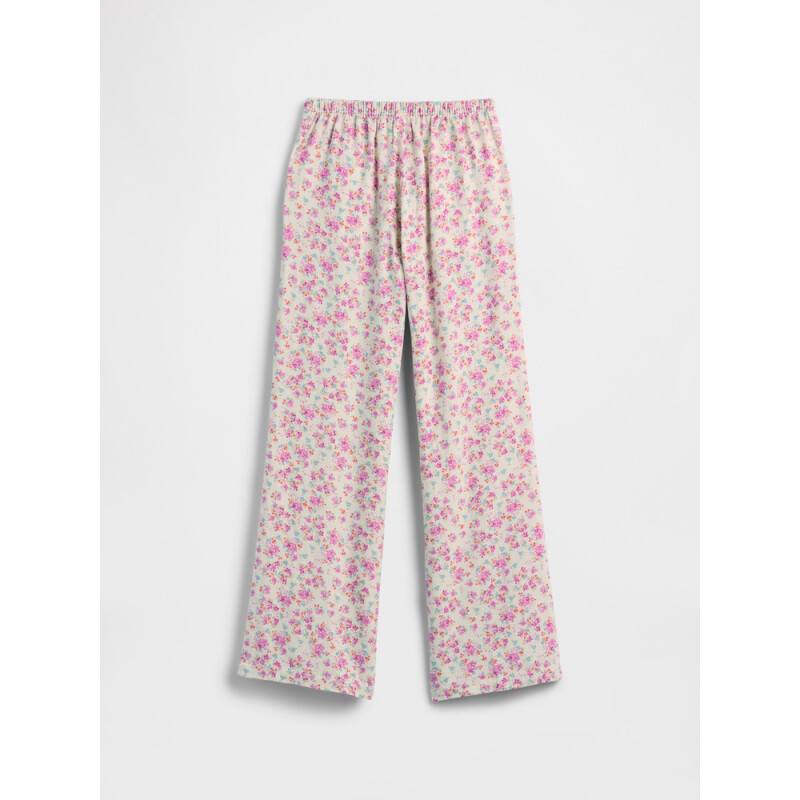 V-EASY WIDE LINEN PANT SP FRENCH PINK FLORAL