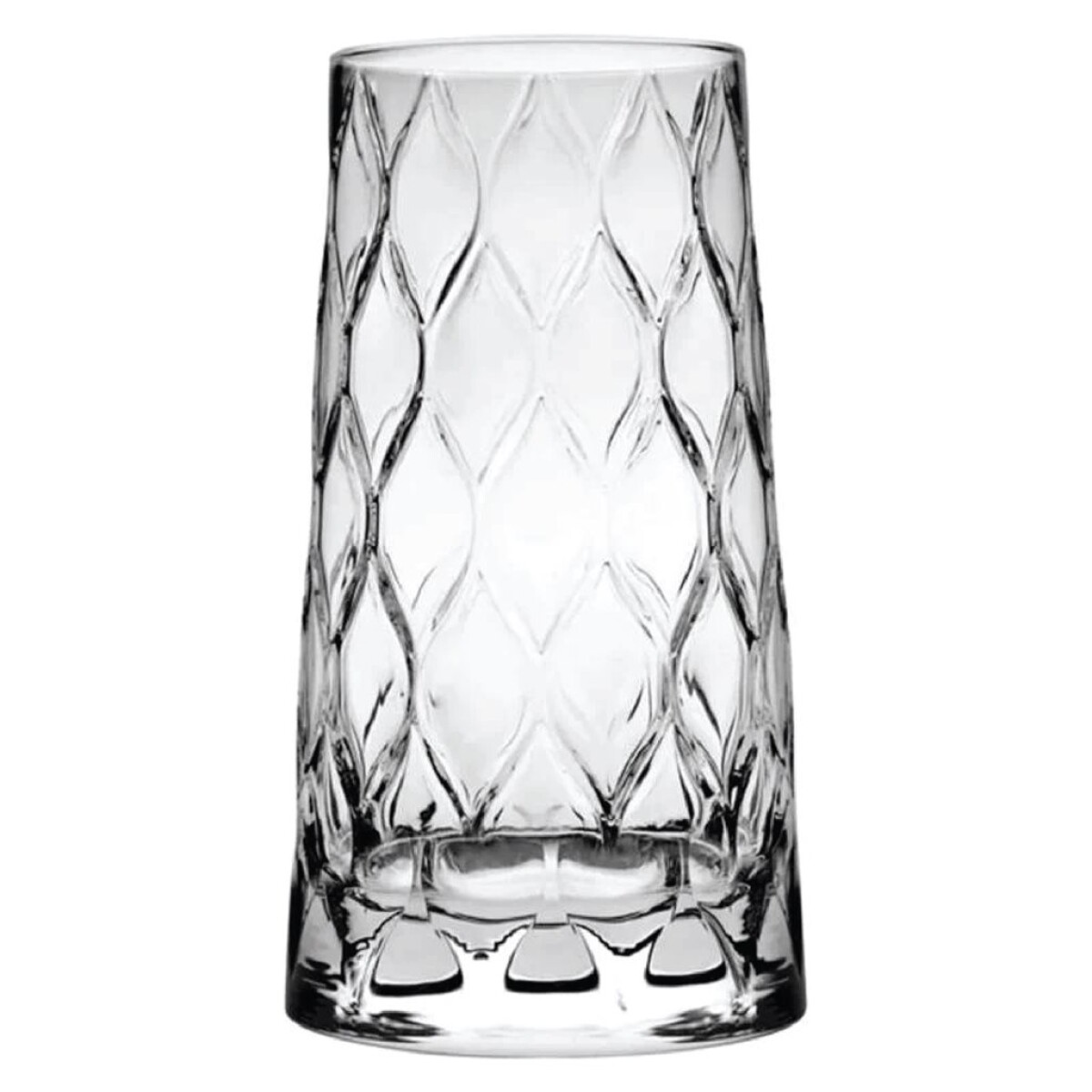 SET X4 VASO TRAGO LARGO LEAFY PASABAHCE 