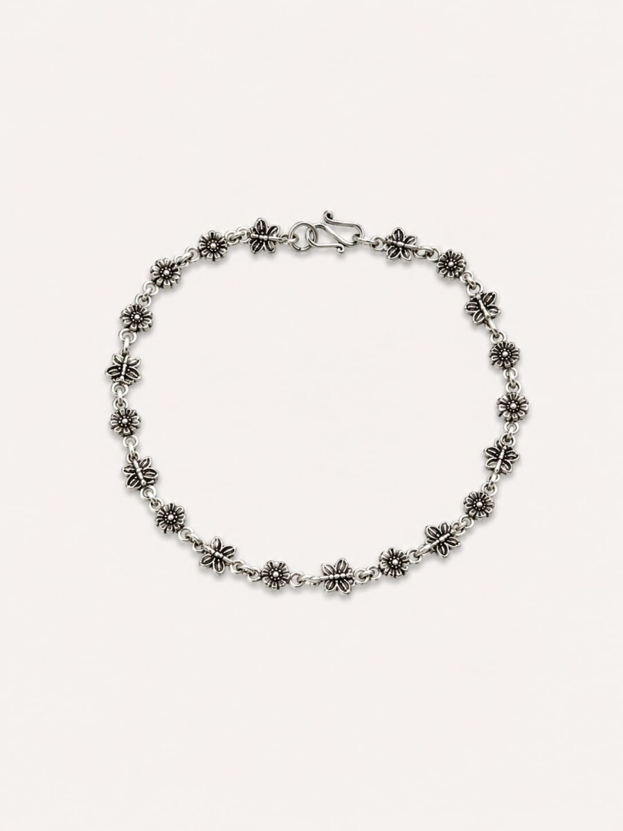 Pulsera Flower - Plata 925 