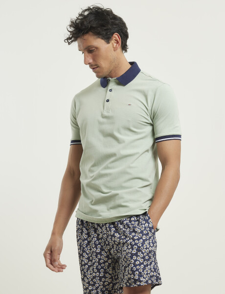 520794 REMERA HARRINGTON LABEL Verde
