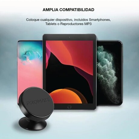 Soporte Magnético para Celular Multiangulo 360° Promate Magnetto-2 Negro