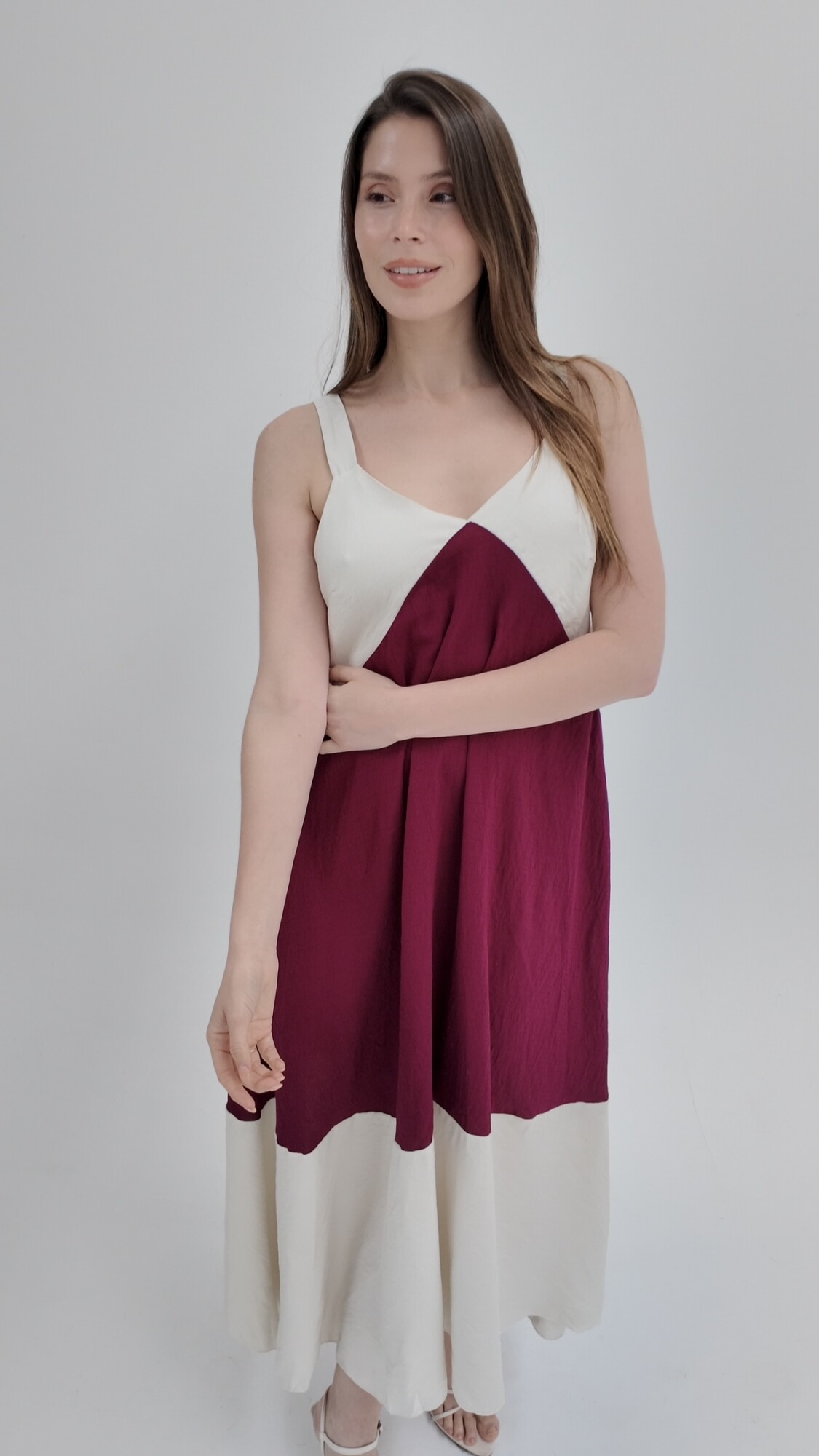 Vestido Sienna Bordó