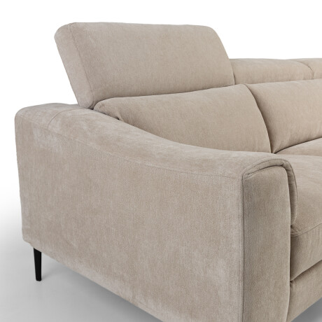 Rinconera Luke - Tela Microfibra - Chaise Derecho 6686-4 Beige