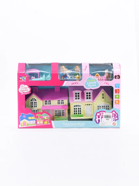 MINI VILLA JARDIN CON JUEGOS AMARILLO
