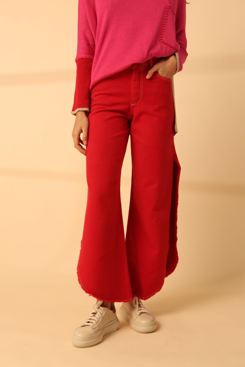 Jean Straight Tajo - Rojo 