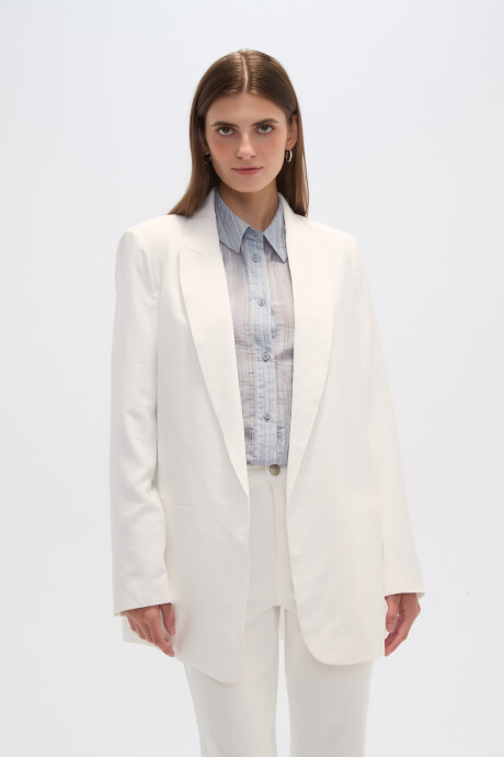 Blazer Lasca Marfil / Off White