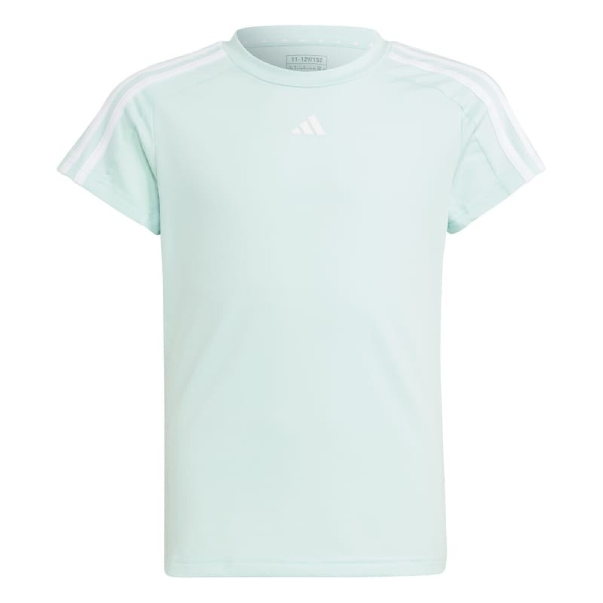 Remera Adidas Train Essentials Aeroready 3 Rayas - Verde 